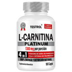 L-CARNITINA PLATINUM TESTROL - 90 CAPS